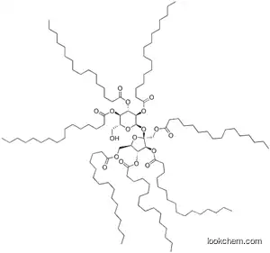 Molecular Structure of 38884-66-1 (Sucrose heptapalmitate)